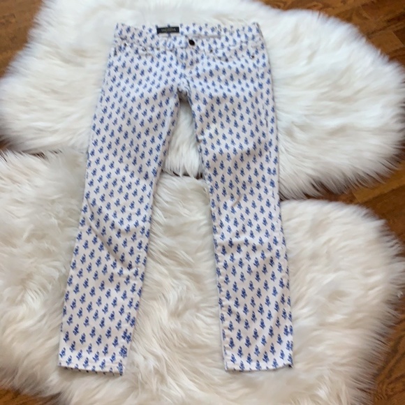 J. Crew Cropped Matchstick Jean in Thistle Print - Picture 3 of 7